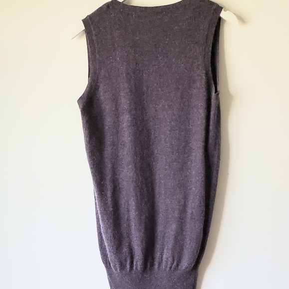Delicious sleeveless  Deep V Neck Casual Sleeveless Pullover Deep Purple (S) - Picture 2 of 2